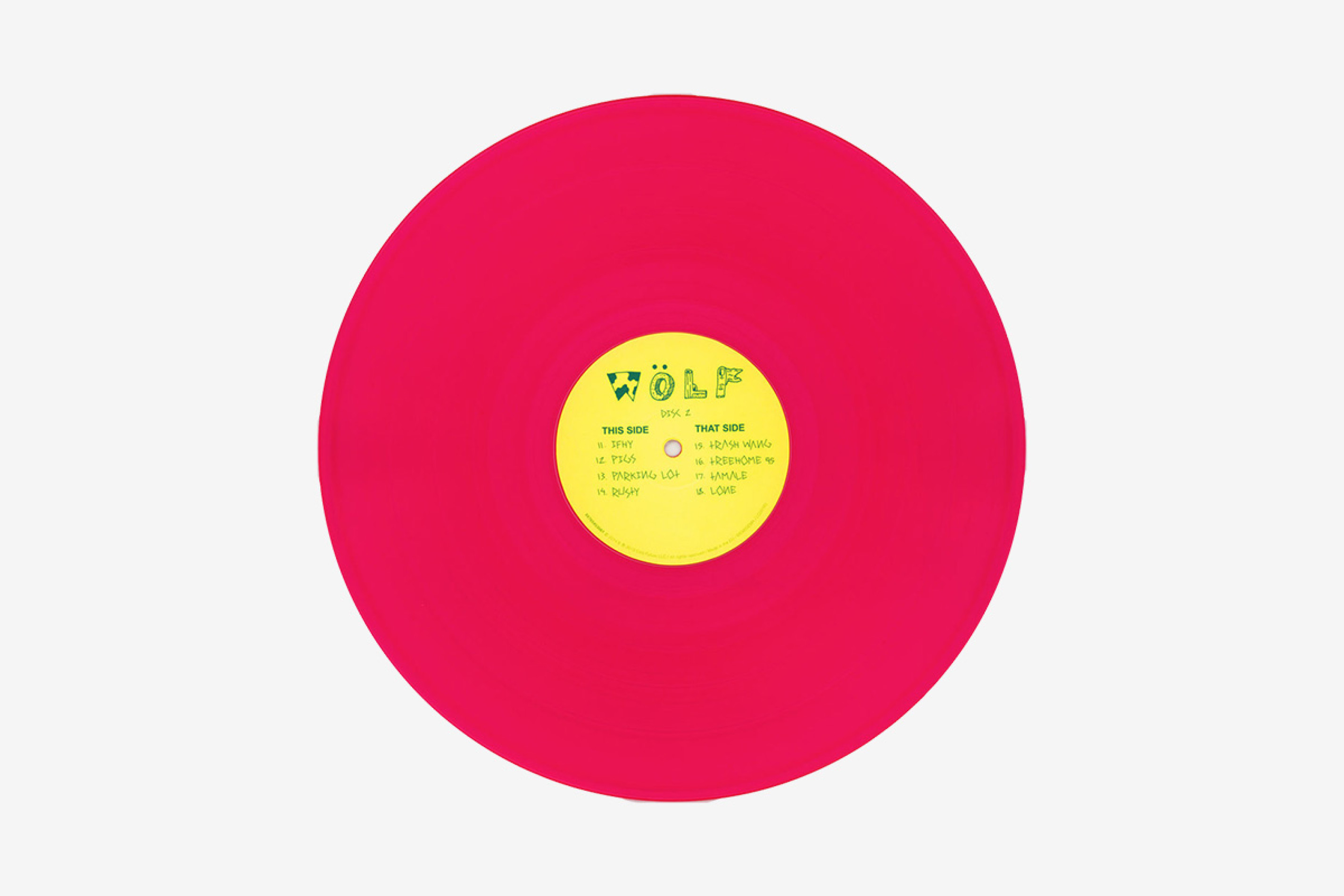 Tyler, The Creator vinyl record - Wolf (Pink Vinyl) - buy at Quals