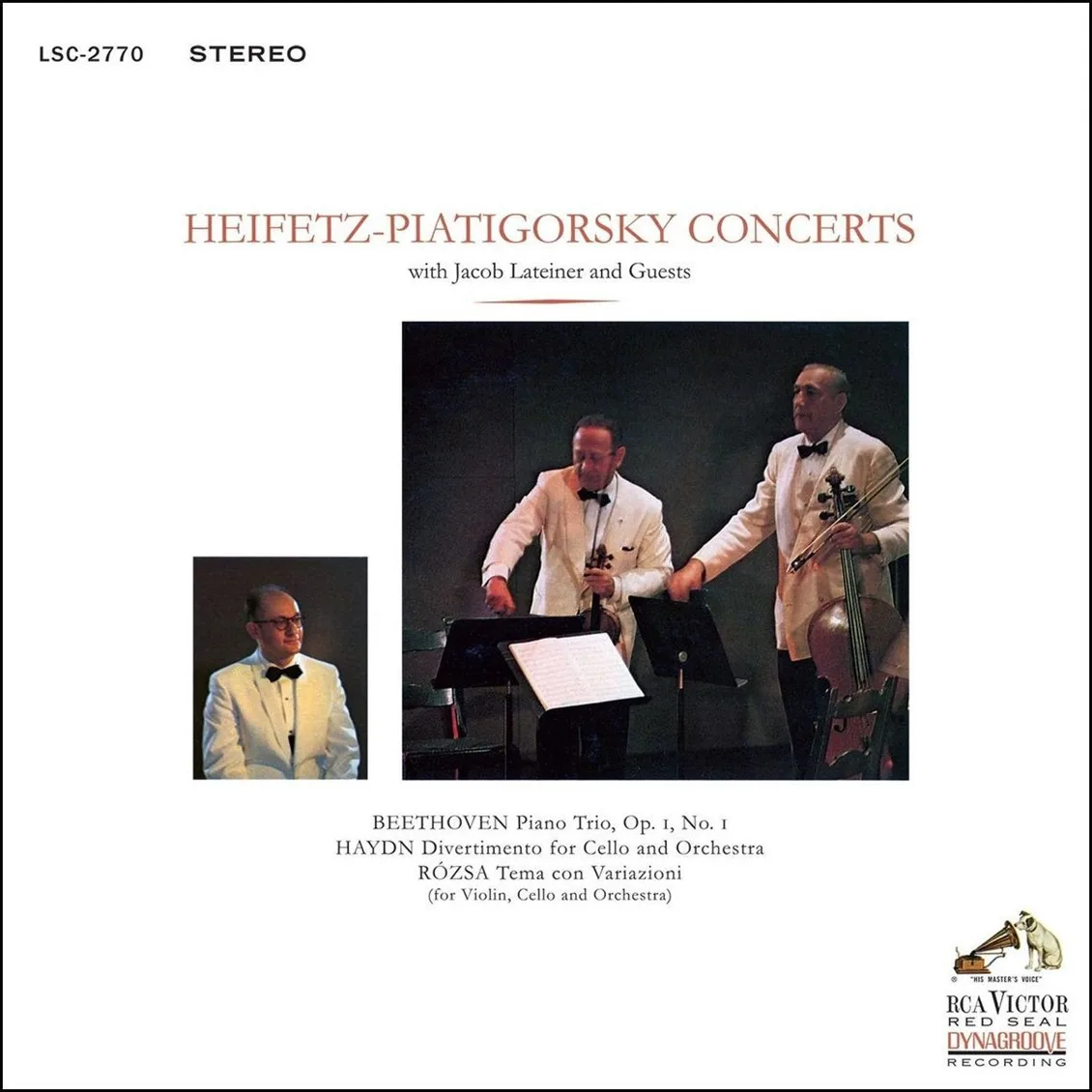 Jascha Heifetz & Gregor Piatigorsky