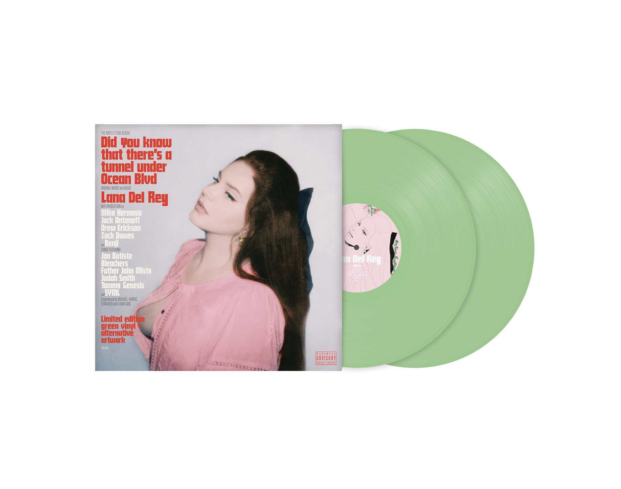 Lana Del Rey - Did you know that theres a tunnel under Ocean Blvd (Green  vinyl) — купить виниловые пластинки и аксессуары в Одессе и Украине | Quals