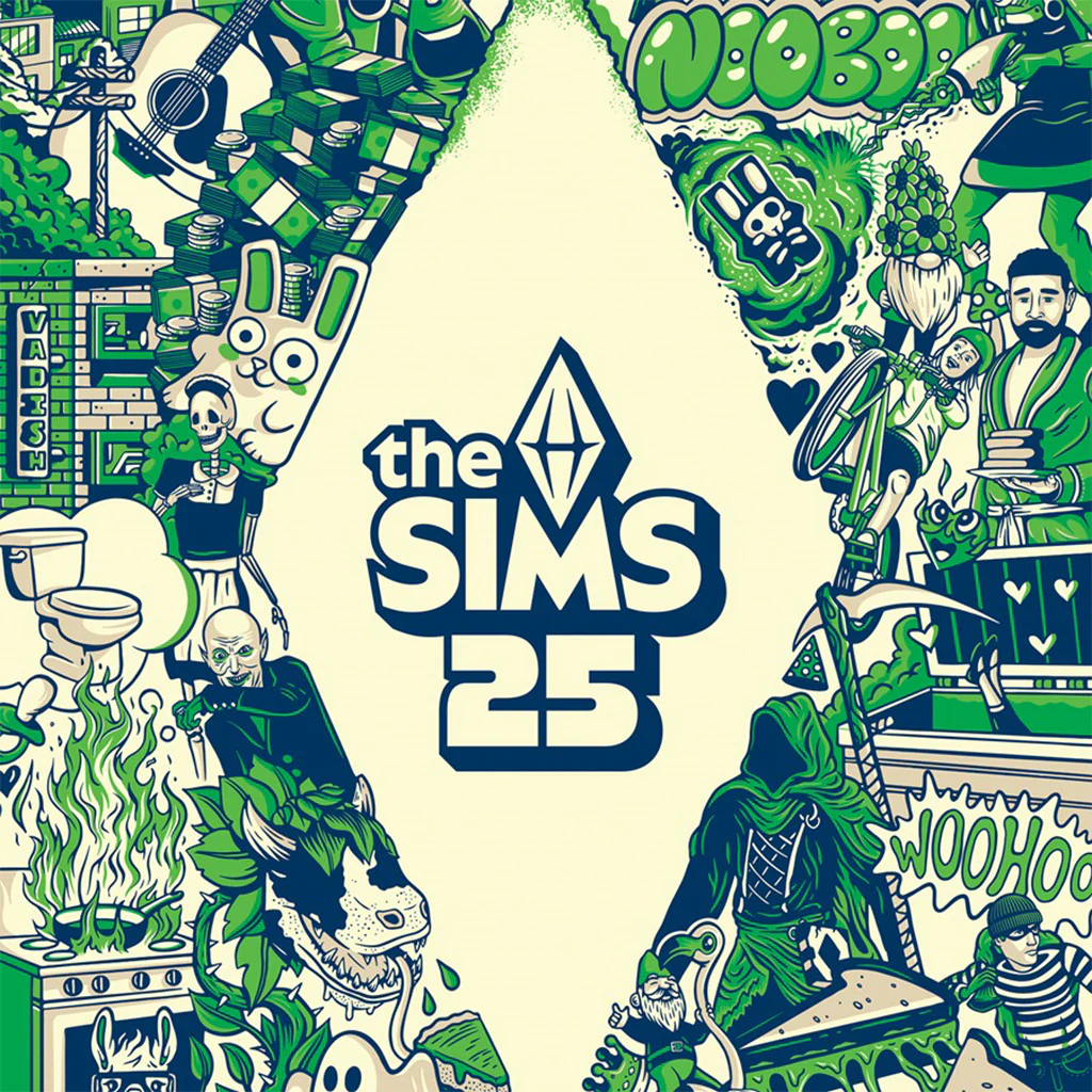 Various Artists The Sims 25th Soundtrack (Clear / Neon Vinyl)